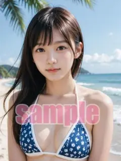 AI美女A4ポスター
