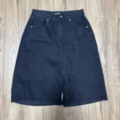 TOFFEE WASHED BERMUDA DENIM PANTS
