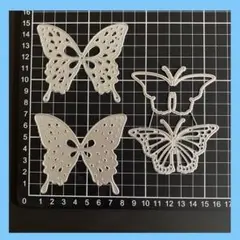 新品未使用‼︎バタフライカッティングダイ セット ＊重ねてお使い下さい♪