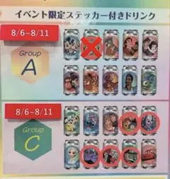 ディズニーザマーケット 限定 ウーロン茶 ステッカー　自販機