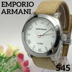 稼働品 EMPORIO ARMANI メンズ 腕時計 アルマーニ クオーツ 人気
