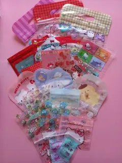 サンリオキャラクター ジッパーバッグ おすそ分けセット
