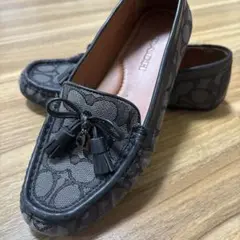 COACH ブラック ローファー