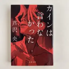 カインは言わなかった　芦沢央　文庫本