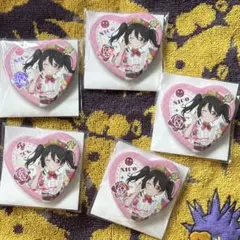 矢澤にこ ラブライブ μ's ホログラムハート缶バッジ GIGO