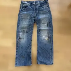ダメージ加工ブルージーンズ　30サイズ