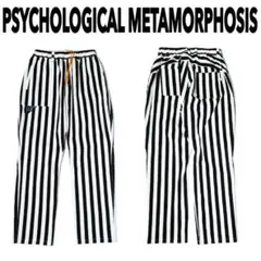 PSYCHOLOGICAL METAMORPHOSIS ストライプイージーパンツ
