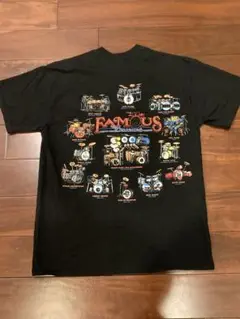 Famous drums 有名バンドドラム Tシャツ 90s ビンテージ