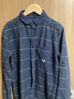 Fred Perry ネイビー チェックシャツ