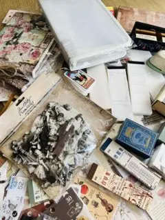 紙ものセット　コラージュ素材