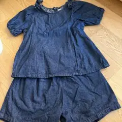 プティマイン　アジュガ　近藤千尋AJUGA デニムセットアップ　120