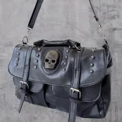 shoulderbag skull y2k 00s archive studs