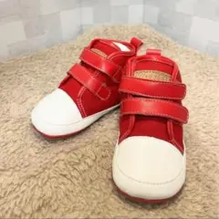 ⭐️超美品⭐️KARUBI ベビーシューズ 赤　14㎝　ファーストシューズ
