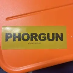 PHORGUN ステッカー オレンジ