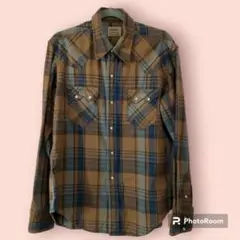 DENIME ウエスタン チェックシャツ 長袖 日本ブランド YA4951