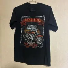 90s Lifestyle classicTシャツ　バイク　モータサイクル柄