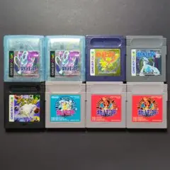 【ソフト単品】ポケットモンスター　ゲームボーイソフト　8点セット④　動作確認済み