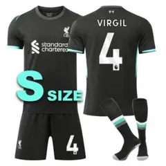 Sサイズ リバプール ファンダイク サッカーユニフォーム ホーム レプリカ