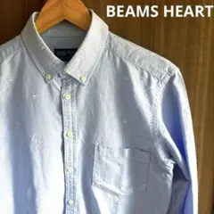 【可愛い◎】BEAMS HEART オックスフォード スカル刺繍シャツ