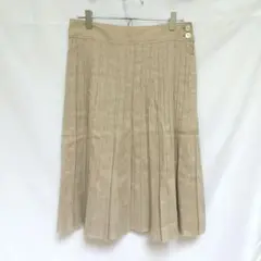 【美品】K.T LINO ケーティーリノ　プリーツスカート　麻