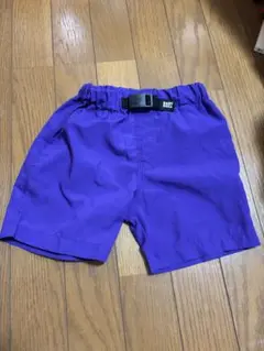 ベビードール　ハーフパンツ　紫　100cm