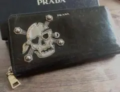 希少・極美品 PRADA チェーンウォレット コインケース スカル スタッズ 黒 m87900816620_1.jpg?1713087210