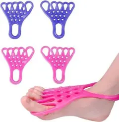 2個入り ソールストレッチバンド 足指 トレーニング チューブ 足 ストレッチ