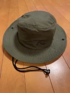 RUSTY サーフハット オリーブ色 ストラップ着脱可能