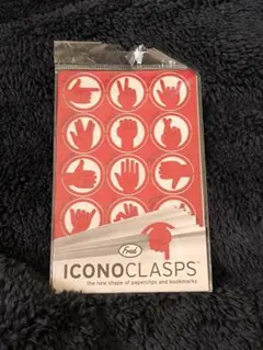 Fred ICONOCLASPS ペーパークリップ ブックマーク12個入り