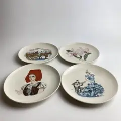 ニュートーキョー絵皿　山下清　4枚セット ニュートーキョー絵皿 山下清 4枚セット