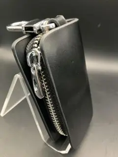 ハードレザー　キーケース　ブラック/ブラウン　スマートキー