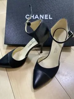 パンプス 黒 ハイヒール シャネル
