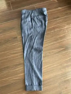 INCOTEX インコテックス リネン100%パンツ 46 新品・直しあり