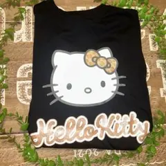 ハローキティTシャツ　半袖Tシャツ　キティちゃんトップス　豹柄　レオパード