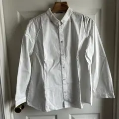 CO's コズ 白 カットソー 長袖シャツ