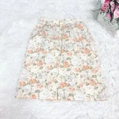 7020 ポートクロス 花柄スカート レディース ボトム シンプル 可愛い 日本