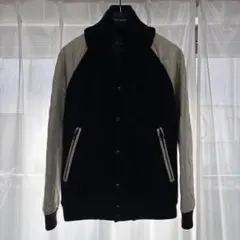 1piu1uguare3 刺繍スタジャン　本革 1piu1uguare3 刺繍スタジャン 本革