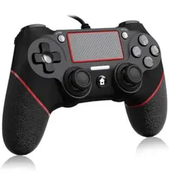 P4コントローラー 有線 プレステ4 ゲームパッド アップグレード版 USB接続