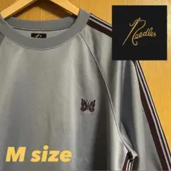 ✨レア✨ NEEDLES ニードルス トラッククルーネックシャツ サックス