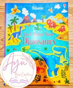 英語絵本 Usborne Sticker Dinosaur しかけ絵本 洋書