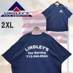 【US古着】GILDAN 企業ロゴ Tシャツ 2XL バックプリント ゆるだぼ