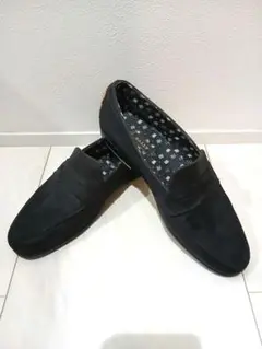 【最終価格】BALLY バリー スエード ローファー ネイビー系 27.5cm