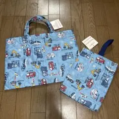 新品　キルトシューズケース、キルトレッスンバッグ