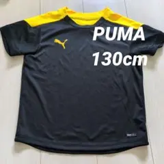 PUMA Tシャツ 黒/黄色 サイズ130