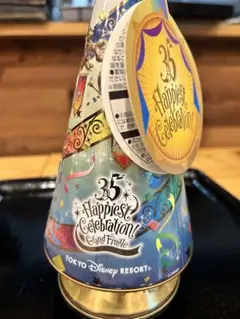 ディズニー35周年記念ツリー型缶