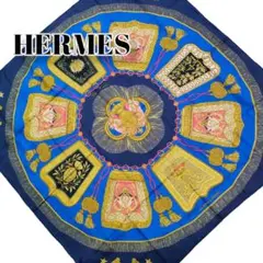 HERMES エルメス Poste et Cavalerie カレ90