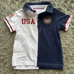 キッズ　TOMMY HILFIGER USA ポロシャツ