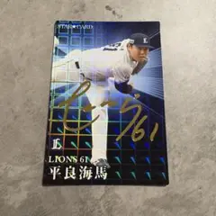 平良海馬 サイン入りカード 61