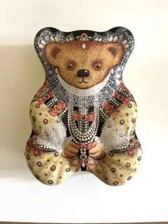エリザベス1世　クマ型　缶　保存容器