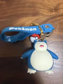 ポケットモンスター　カビゴン　キーリングキーホルダー